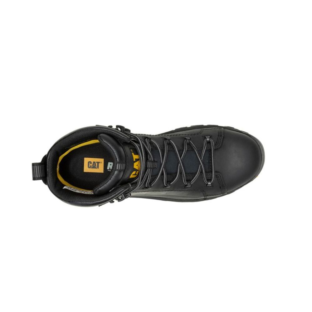 Caterpillar Mens Threshold Rebound Composite Toe WP Black Boots (NWT) - Picture 6 of 6
